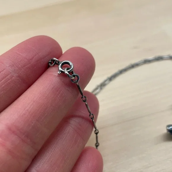 Blood Milk As Above, So Below Large Lorraine Cross Sterling Necklace - Picture 5 of 6